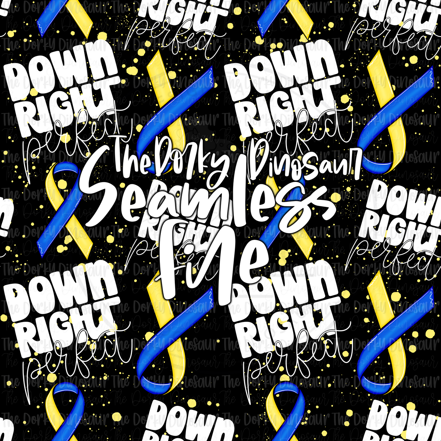 Down Right Perfect Seamless PNG File