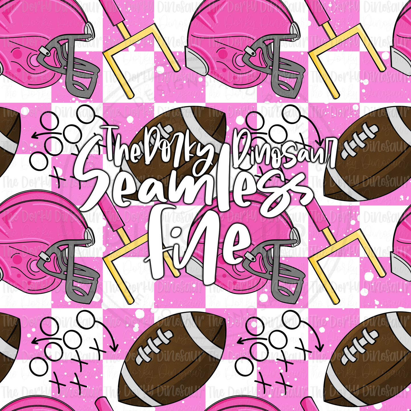 In October We Wear Pink Seamless PNG File