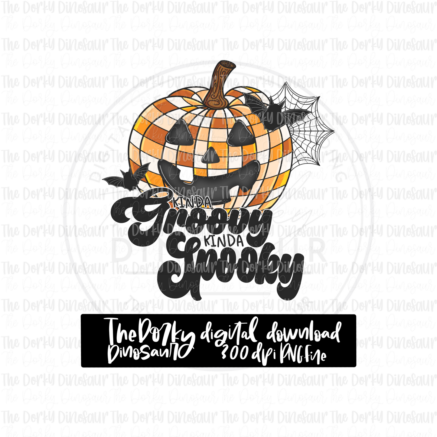 Kinda Groovy Kinda Spooky PNG File | Halloween PNG File | Digital PNG Download | Sublimation File