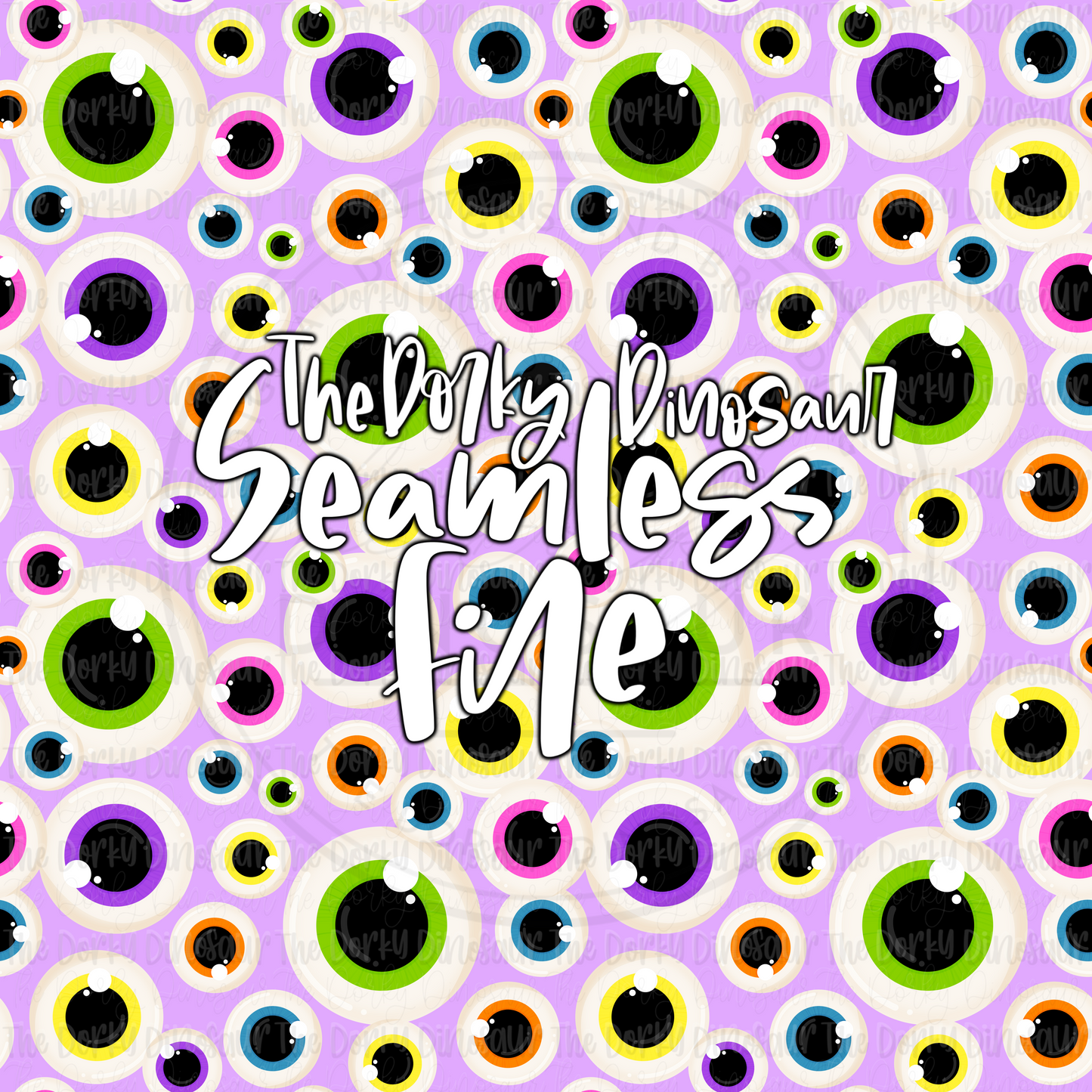 Spooky Days Ahead (Lilac) Seamless PNG File