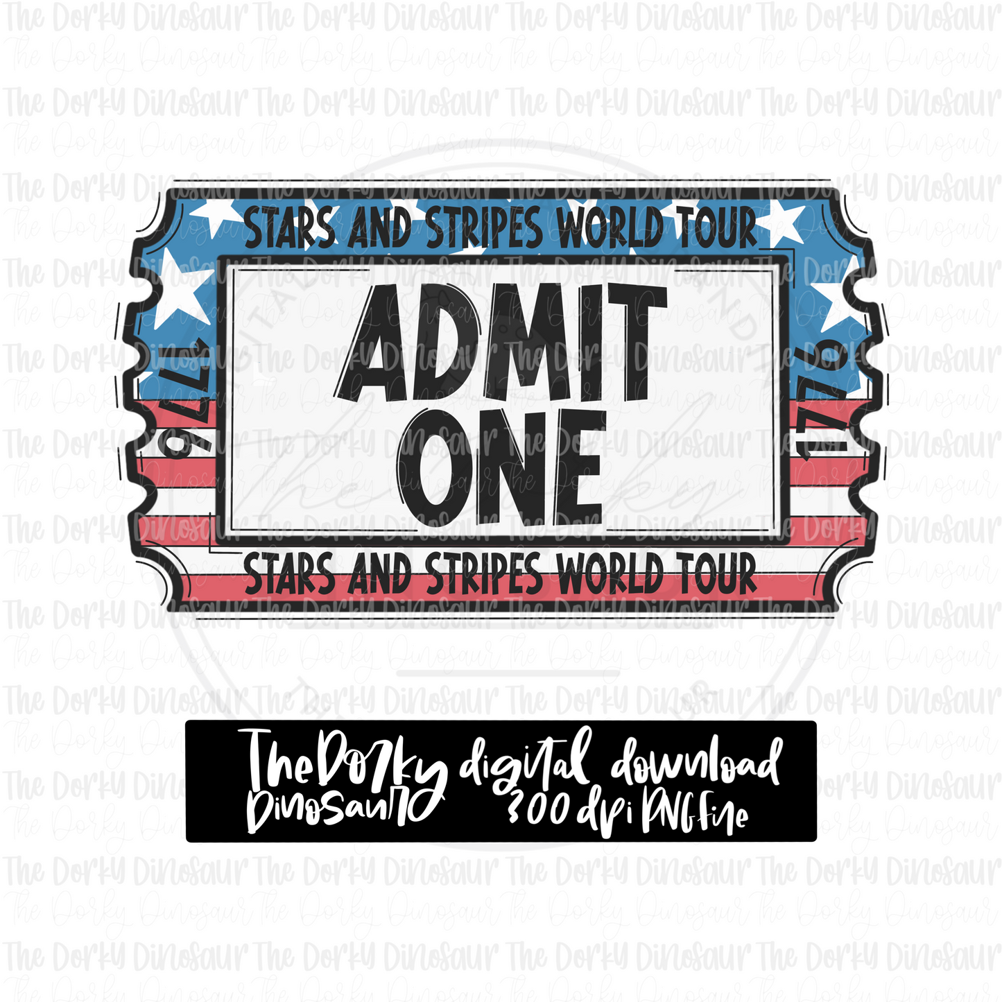 Stars And Stripes World Tour PNG File | 4th of July Digital File | Patriotic PNG File | Digital Download | Holiday Sublimation File