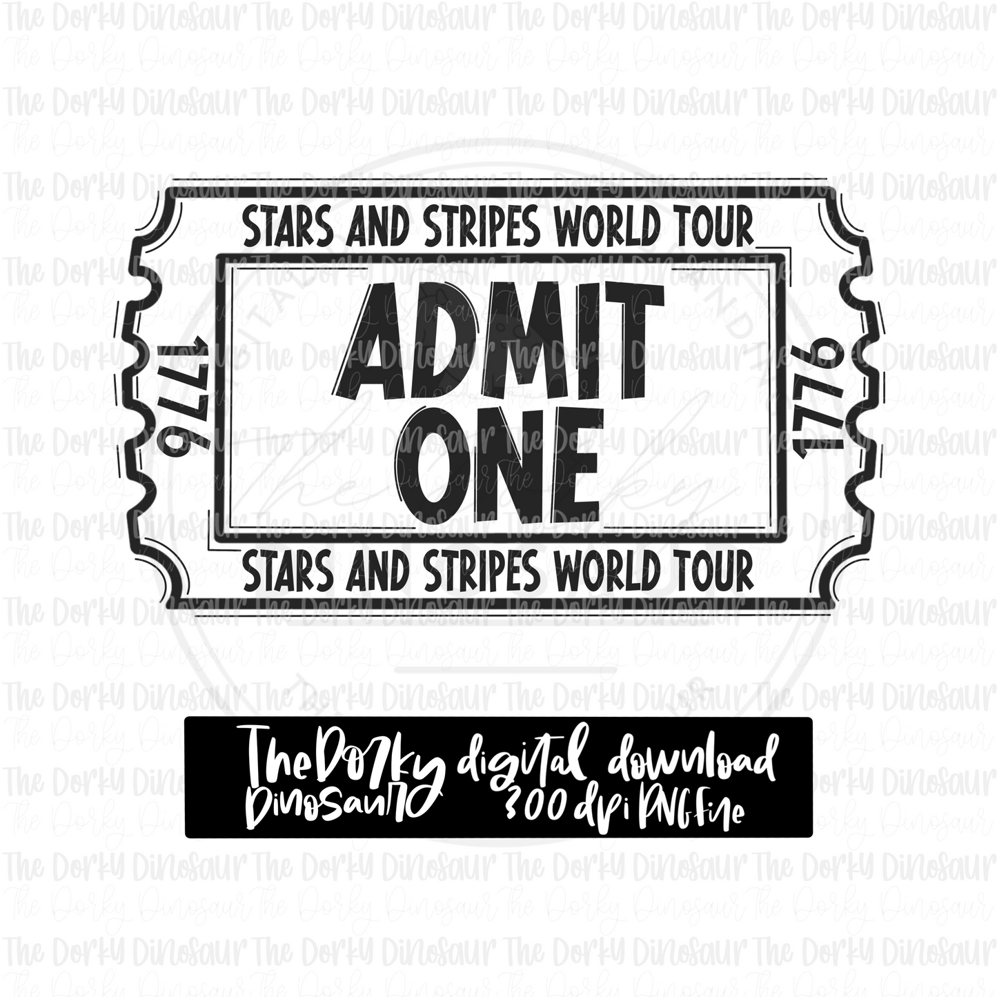 Stars And Stripes World Tour PNG File | 4th of July Digital File | Patriotic PNG File | Digital Download | Holiday Sublimation File
