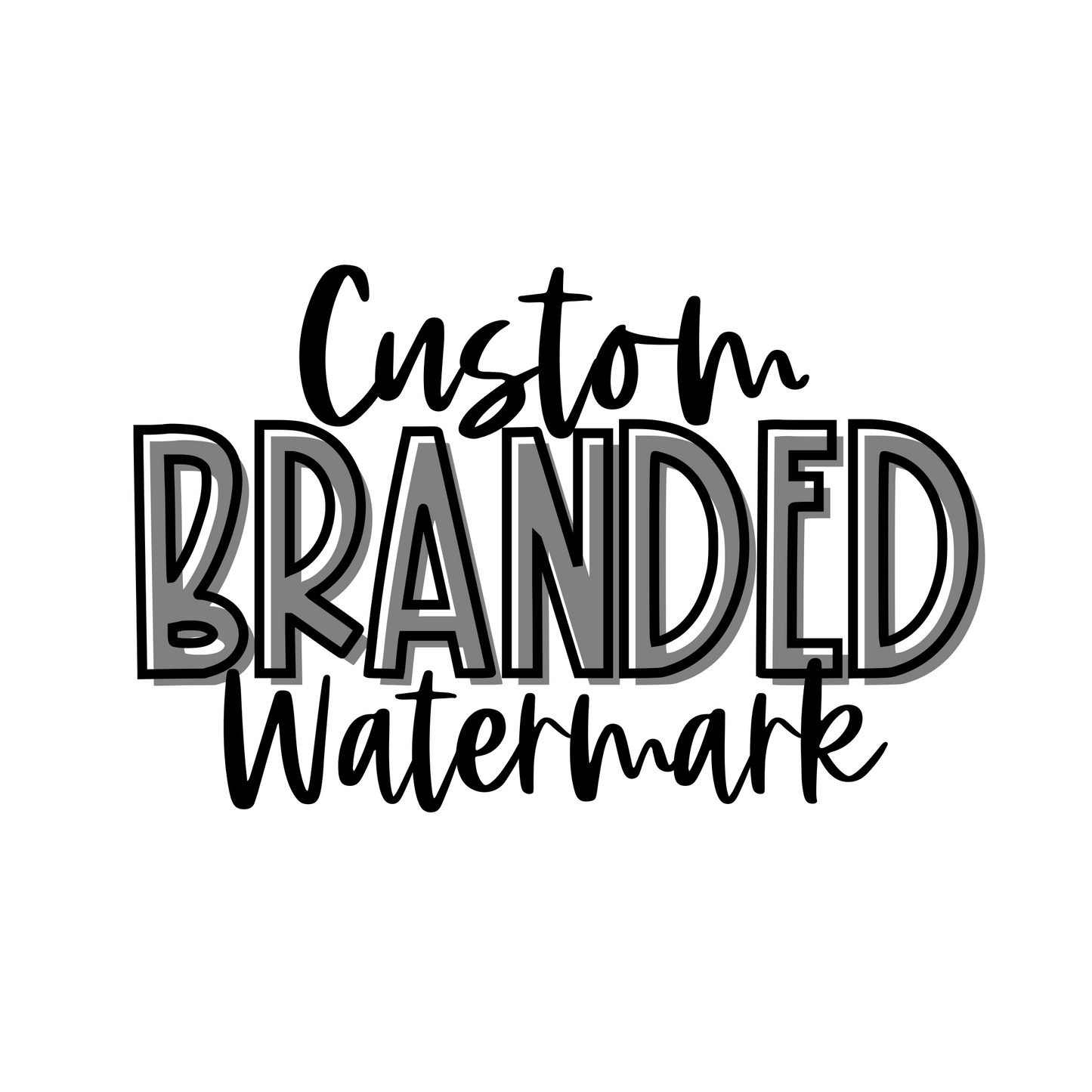 Custom Branded Watermark Overlay