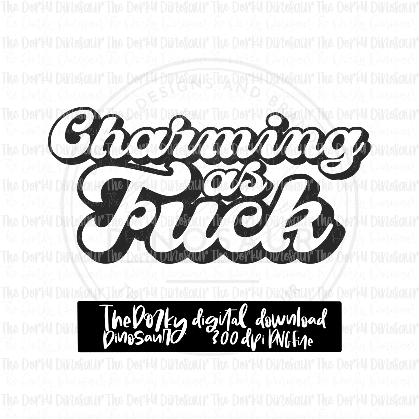 Charming AF PNG File | St. Patrick’s Day Digital File | Holiday PNG | Digital Download | Sublimation File