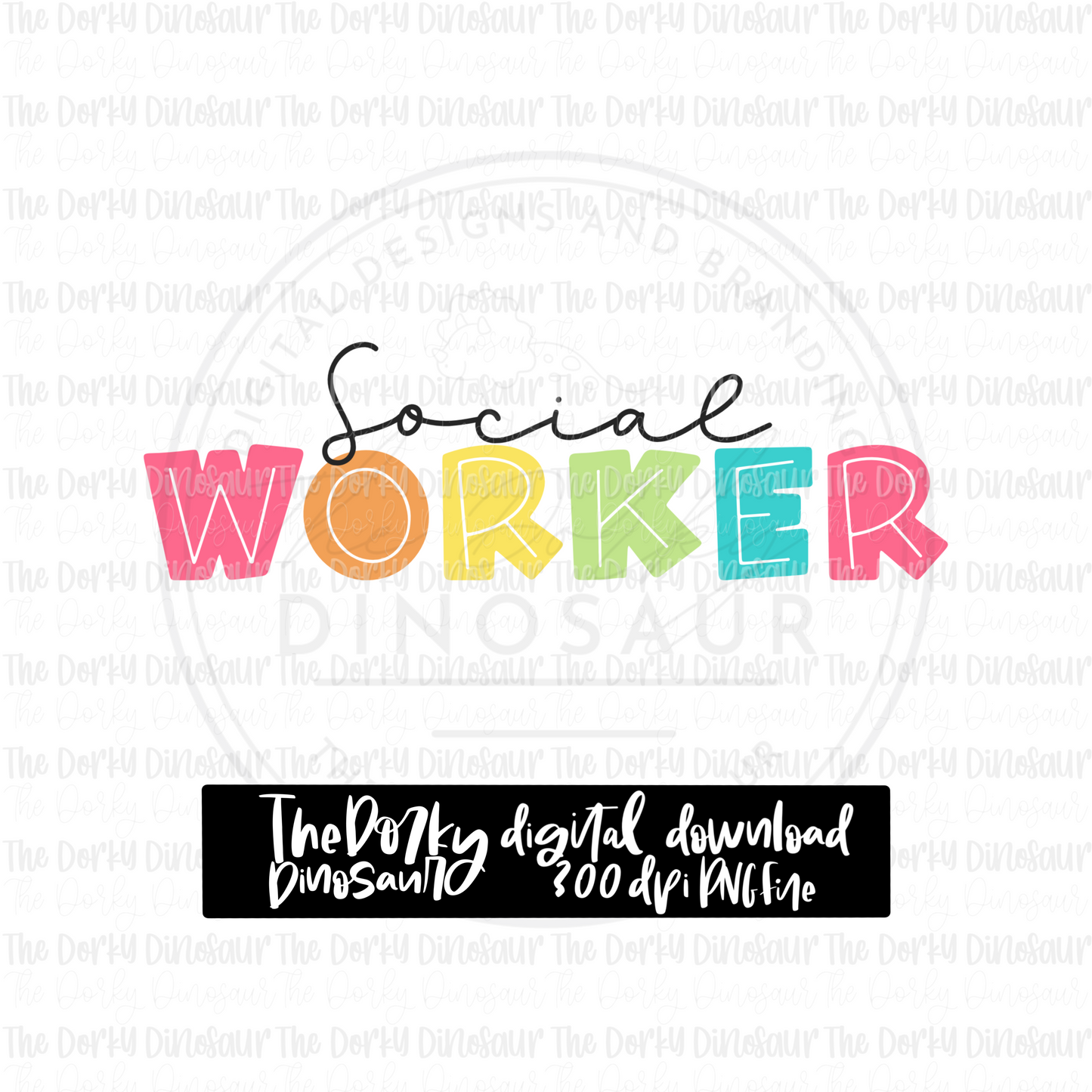 Social Worker PNG File | Occupation Digital File | PNG File | Digital Download | Sublimation File
