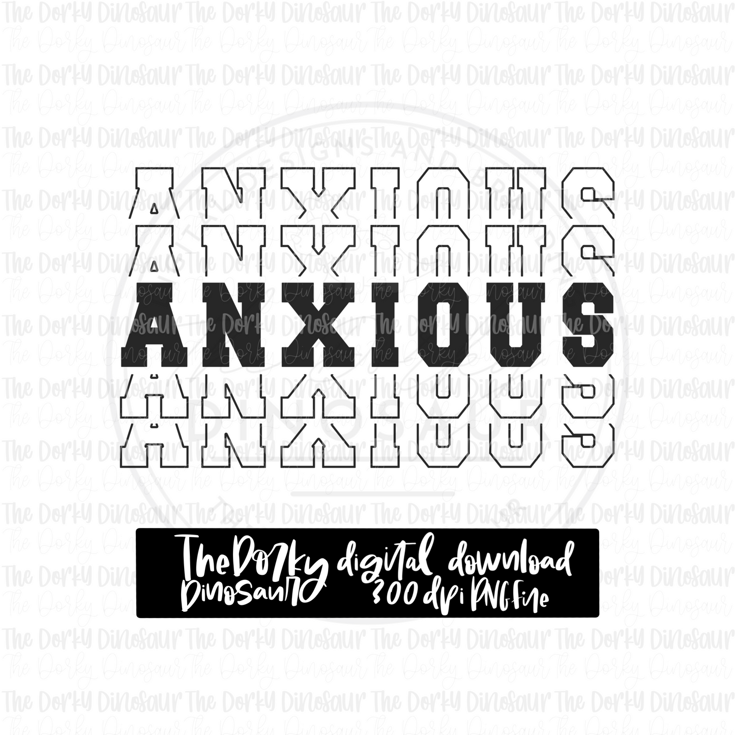 Anxious PNG File